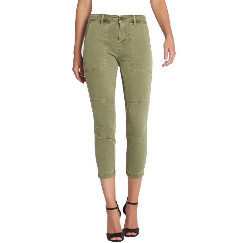 Current Elliott The Weslan Skinny Pants Women’s Army Green Size 32